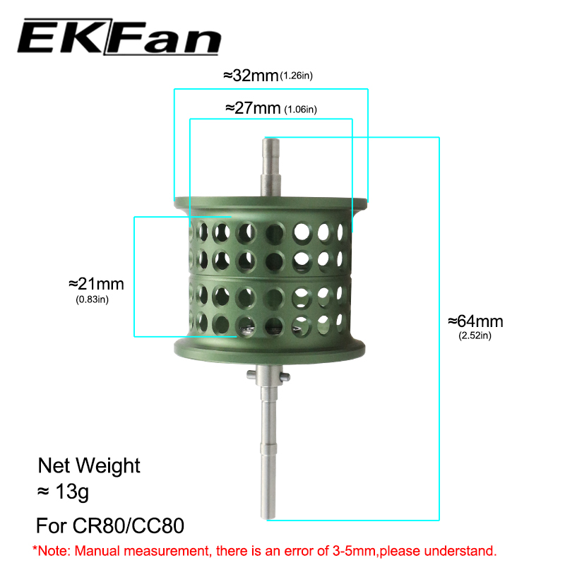 EKFan Green Micro Matter Threa - Reel Drag Knob review and price